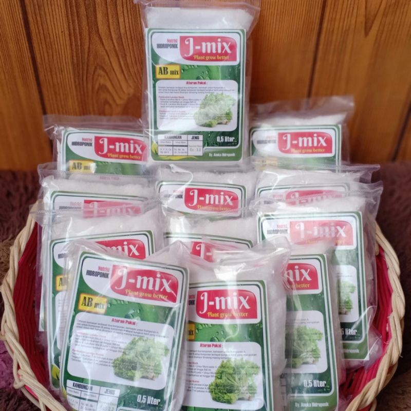 Nutrisi AB Mix Hidroponik Sayuran Daun 250 gr