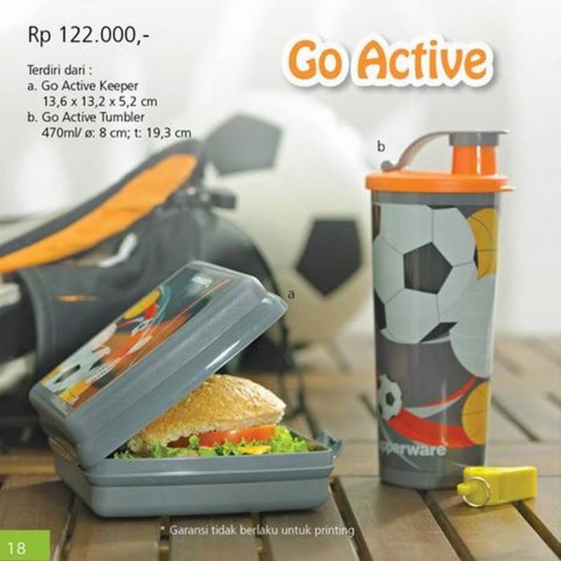 [Tupperware] PAKET Kotak Bekal Anak + Botol Minum / Tumbler Lunch Box Kotak Makan Kotak Bekal Tempat