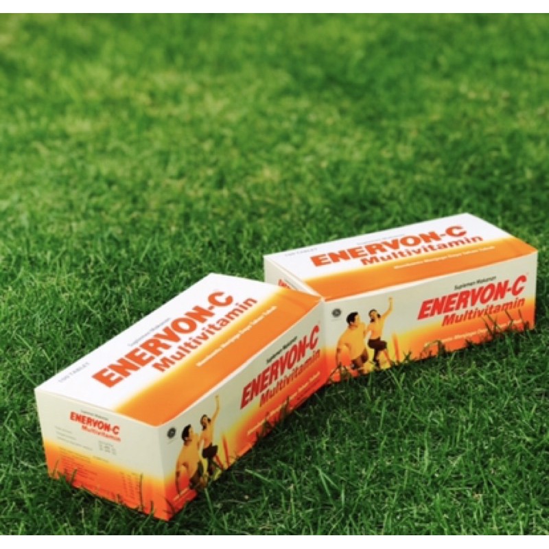 Enervon C Vitamin C 100 tablet 1 Box / Harga Grosir / ORI