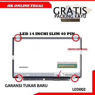 Layar LCD LED laptop Asus X450 X450C X450CA X450CC X450J X450JF