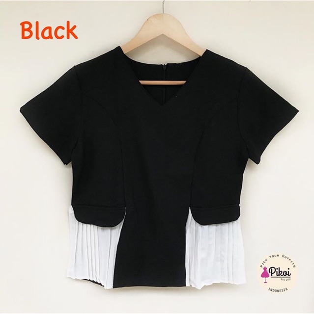 Blouse putih murah / blouse hitam lucu / blouse pink cantik / blouse bangkok ready murah lucu / 1860