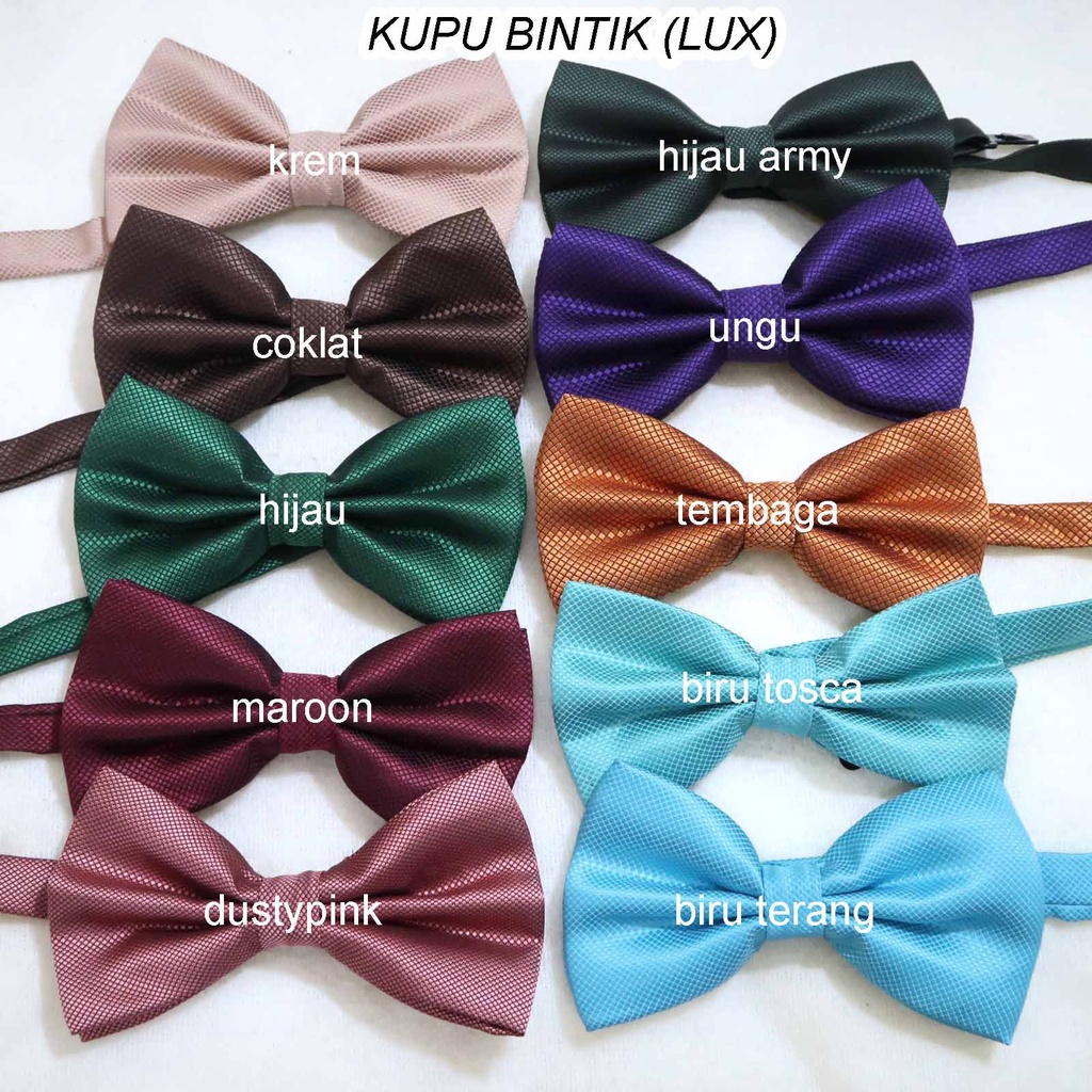 Dasi Kupu Kupu Dasi Pria Bowtie 100% Polyester Import