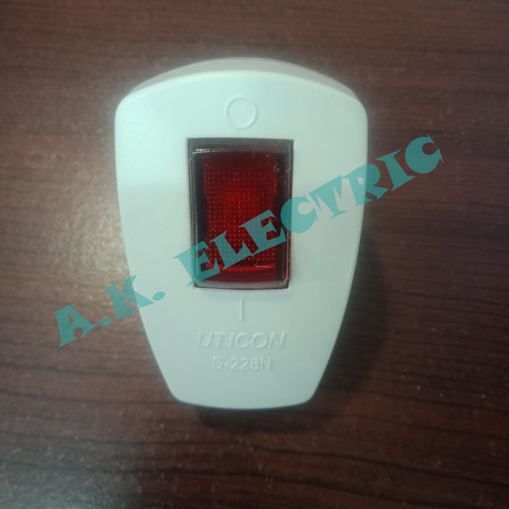Steker Lampu Uticon / STEKER MANUAL ON OFF / UTICON