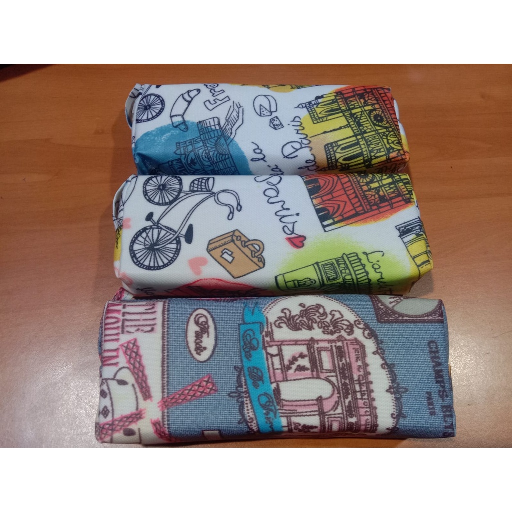 

AS888 - Kotak Pensil / Tempat Pensil / Pencil Case Motif Paris