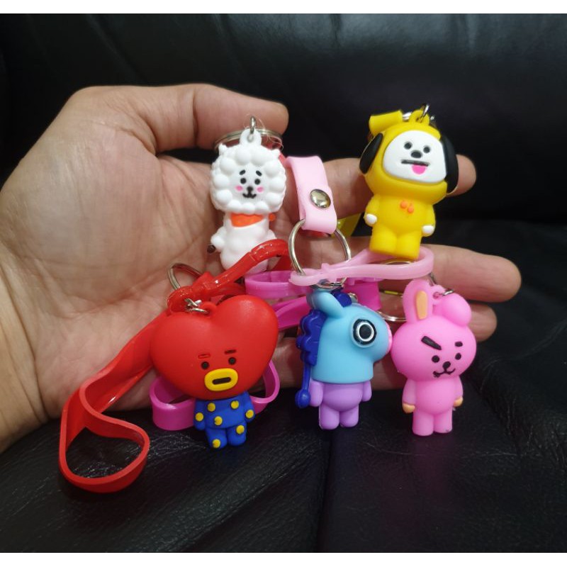 KPOP KEY CHAIN BTS ARMY CUTE CARTOON BT21 BANGTAN