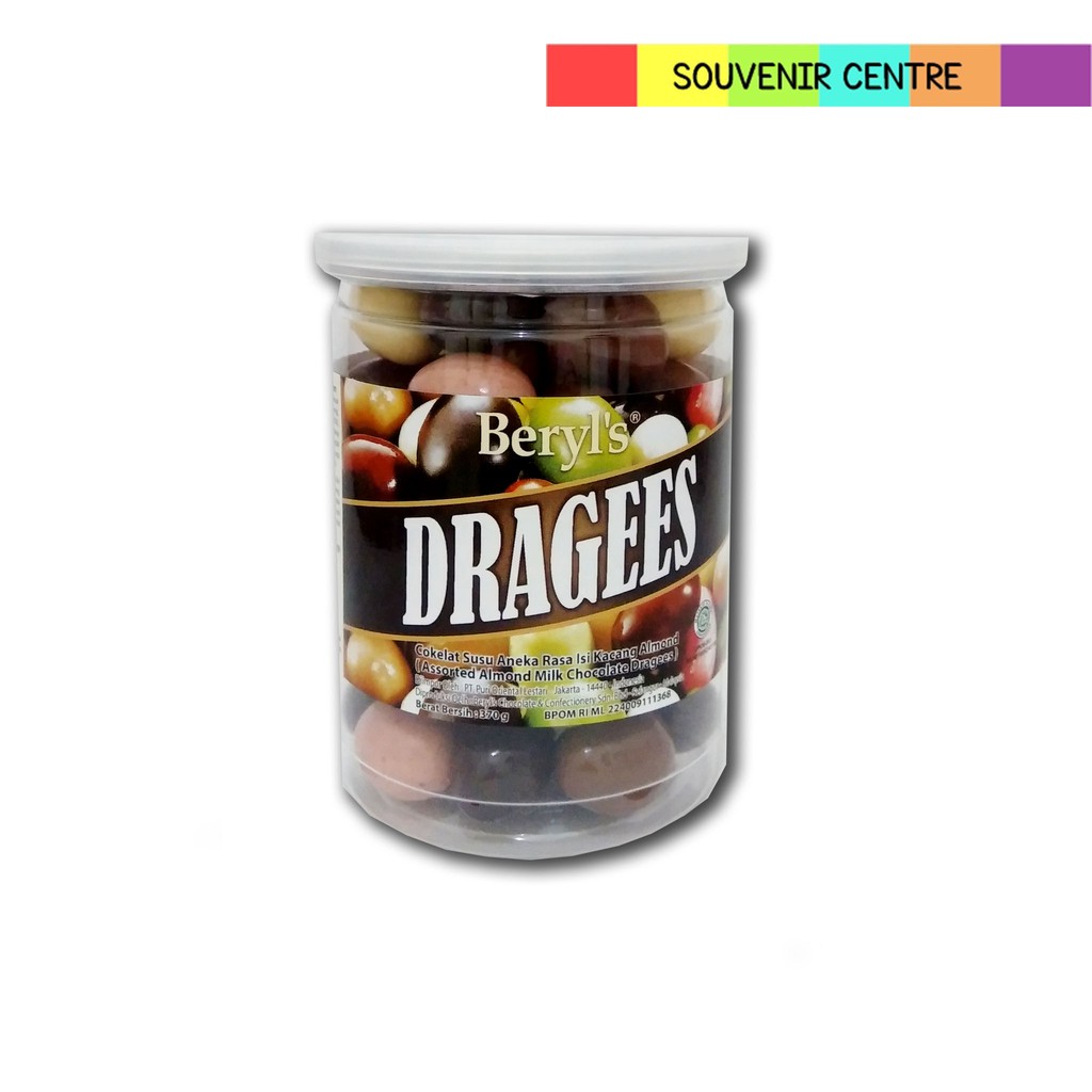 

BERYL'S DRAGEES ASSORTED ALMOND MILK 370GR