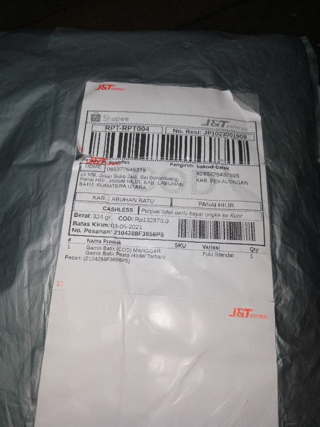 Gamis Batik (cod) Manggar Gamis Batik Pesta Model Terbaru