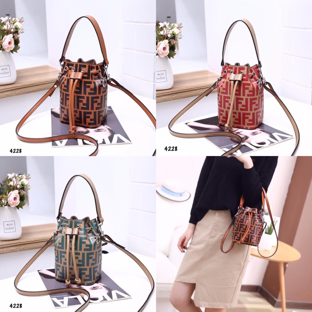A.Fendi Mon Tresor Mini Bucket #4228