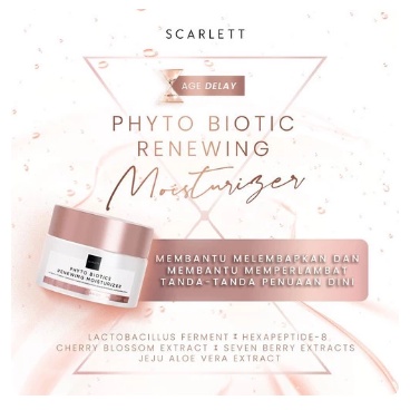 Scarlett Whitening Age Delay Phyto Biotics Renewing Moisturizer 20g