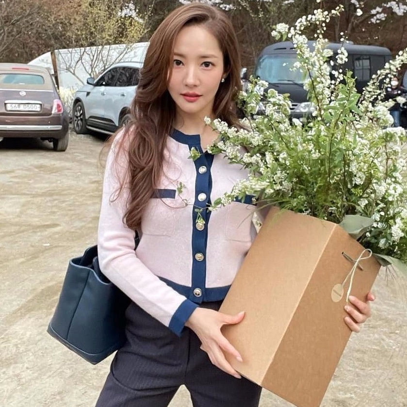 [PO: DP 50%] Park Minyoung Pink Cardigan