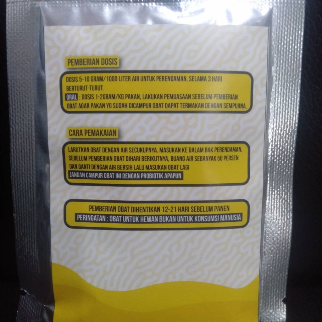 FURANZYM 20 GR OBAT IKAN FURA FURAZOLIDONE OBAT FIN ROT