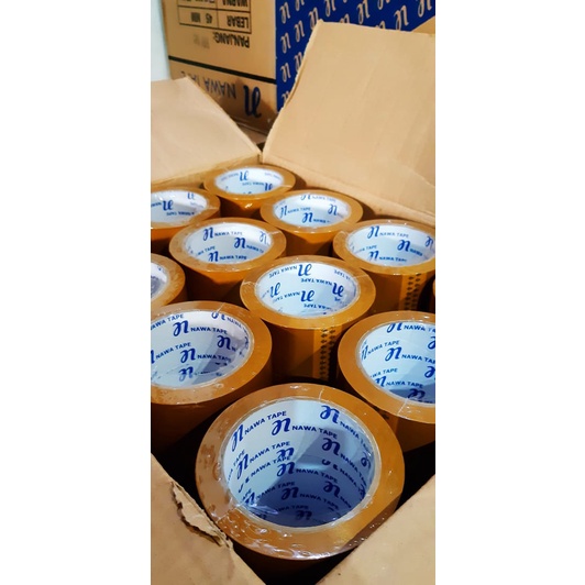 

1 Box Lakban Bening Dan Coklat UK 48MM X 110 Yard Harga Termurah RB9