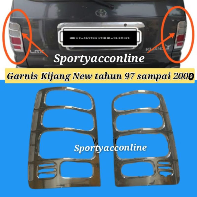 Garnis kijang new efi lgx krista 97-2000 chrome