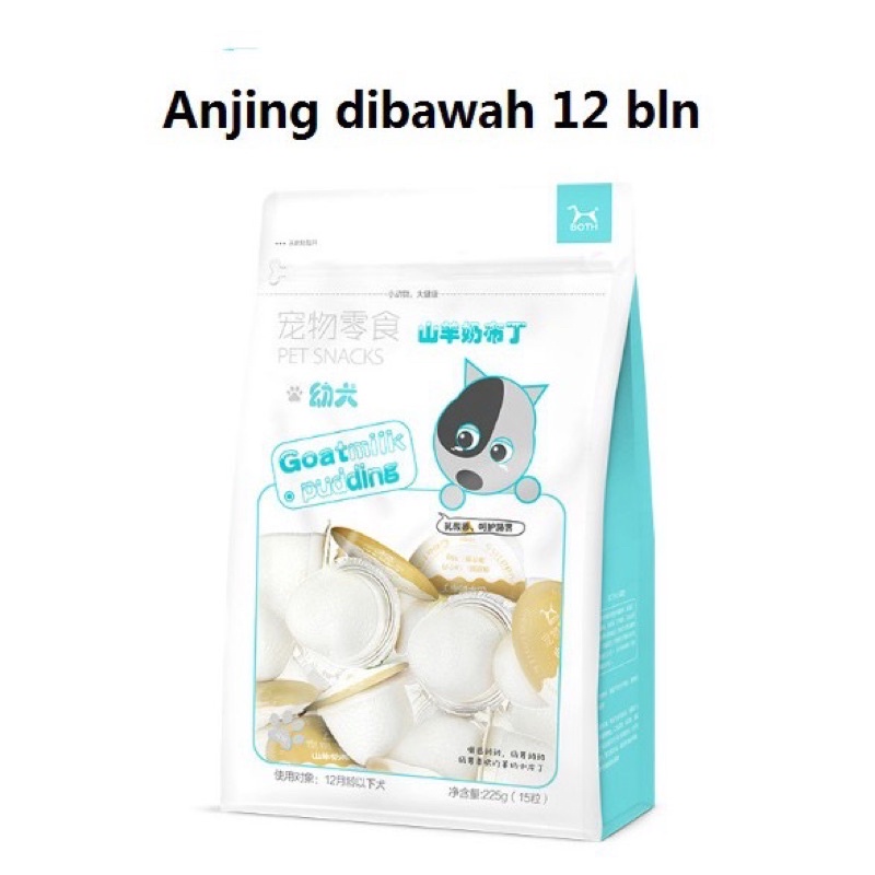 Snack Dog Cat Pudding BOTH Isi 15 Hewan Peliharaan Jajanan Puding Kucing Anjing Makanan Ringan Cemilan