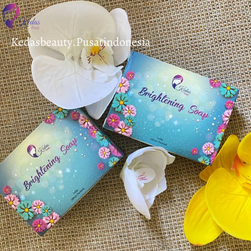 Sabun Kedas Beauty Original BPOM Sepaket Gold Jelly Kedas Beauty Pemutih Wajah Murah Cod-Sabun 2 pcs
