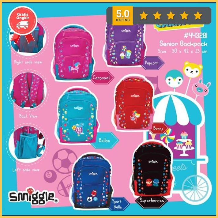 Tas Ransel Smiggle Murah Kw Super Seperti Ori Backpack Smiggle Free898