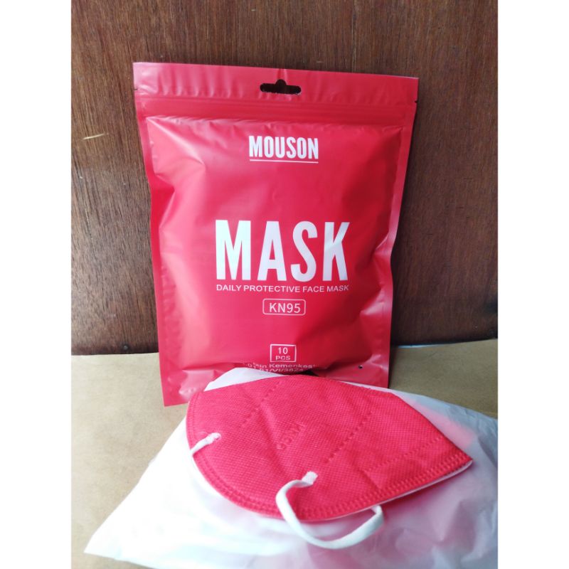 Masker KN95 Mouson warna 5ply-10pcs.masker murah