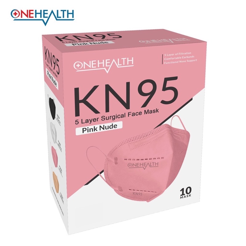 MASKER ONEHEALTH KN95 SURGICAL FACE MASK 5 LAYER/MASKER MEDIS KN95