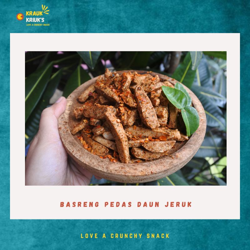 

Basreng pedas daun jeruk