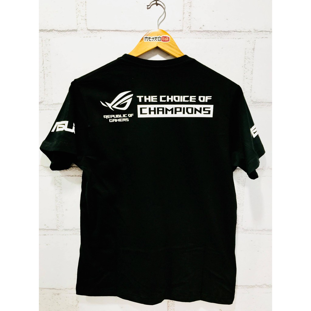 Kaos anak Gamer ASUS ROG Black Republic of Gamers Ready stock