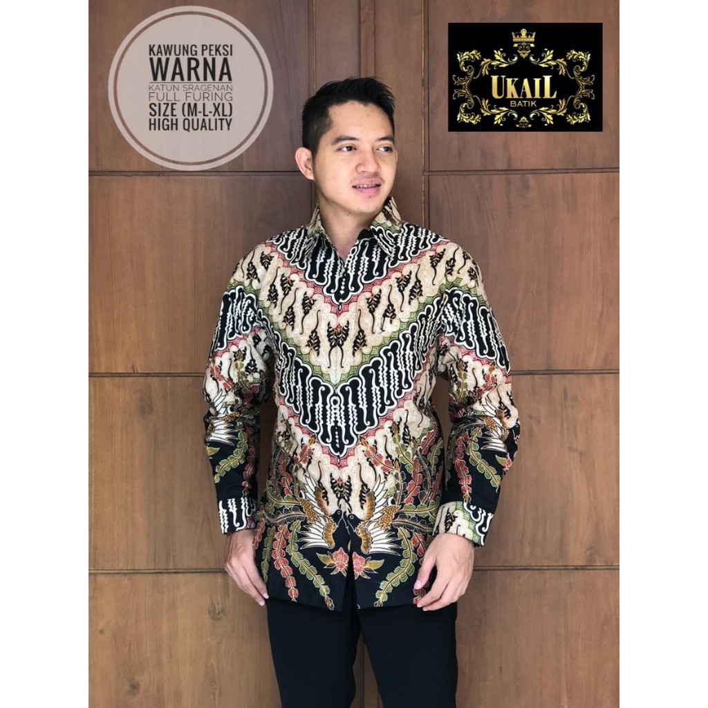 KAWUNG PEKSI / BATIK PRIA LENGAN PANJANG / by UKAIL BATIK / 10.3