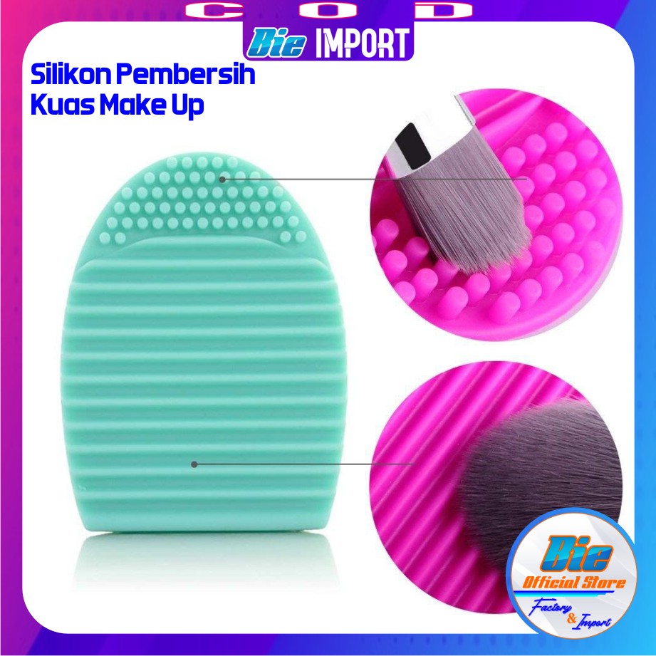 Silikon Pembersih Kuas Make Up Premium Impor