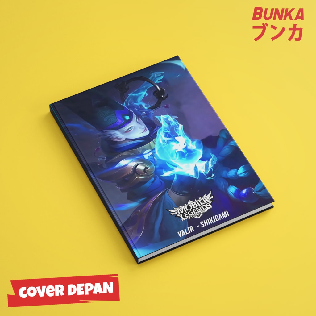 

Notebook Mobile legends Valir Shikigami Hardocover A5 Buku tulis catatan Notes Agenda planner Jurnal
