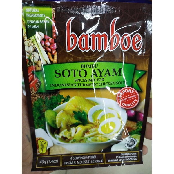 

BAMBOE Bumbu Soto Ayam 40gr