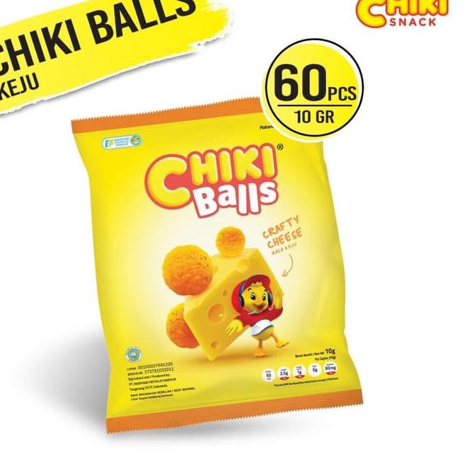 

❥ TERMURAH Chiki Ball Keju 10 Gr - 60 Pcs