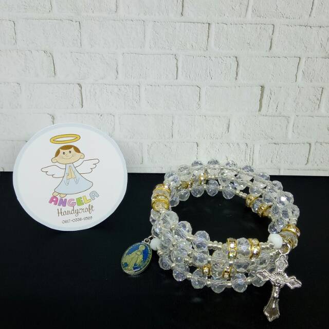 Gelang rosario kristal lilit