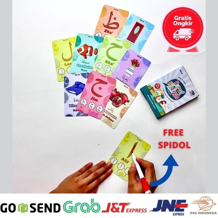 

Flash Card Edukasi Anak Kartu Mainan Balita 6 Tahun Flashcard Hijaiyah 097