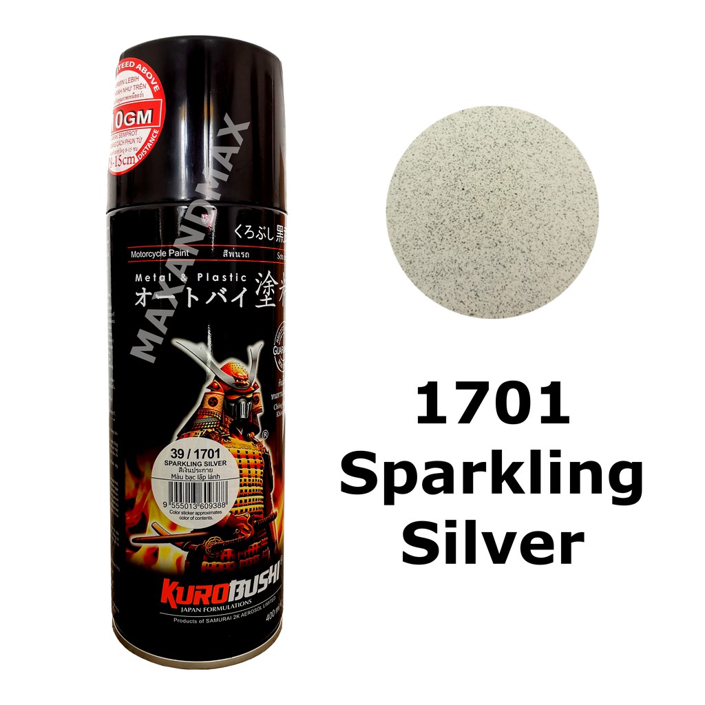  Samurai  Paint Sparkling Silver 1701 Silver Metalik 400 ml 