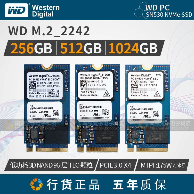 Western Digital/WD  M.2 NVMe 2242 SSD