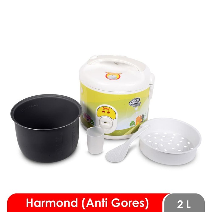 COSMOS Magic Com / Rice Cooker Harmond 2 Liter CRJ 6021 N - Garansi Resmi 1 Tahun