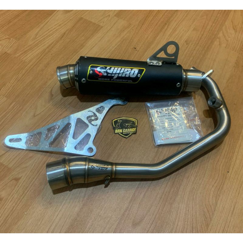 EXHAUST SHIJIRO M50 BLACK SERIES FOR VESPA SPRINT PRIMAVERA