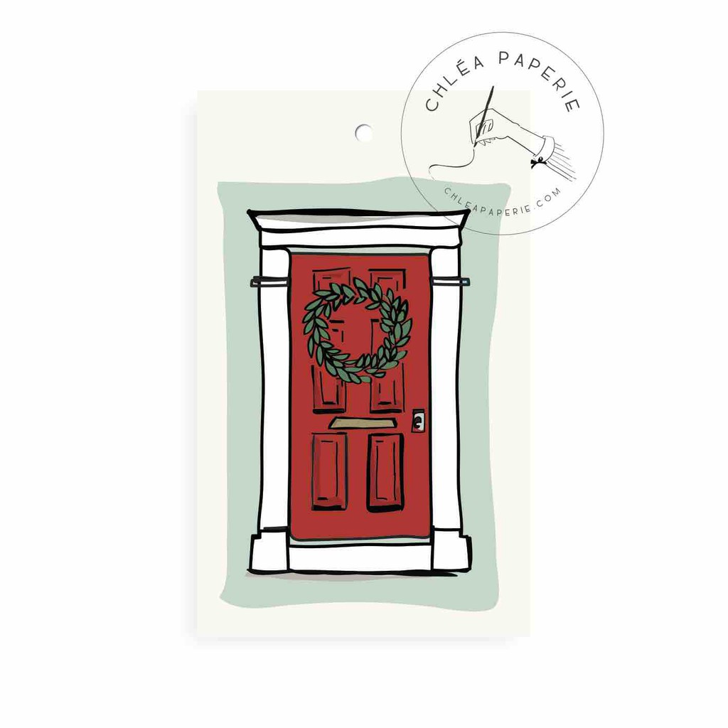 

Gift Tag / Front Door Wreath / Hang Tag