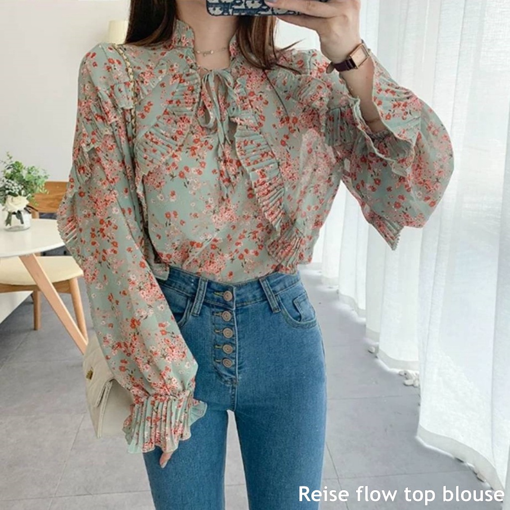 Reise flow top blouse - Thejanclothes