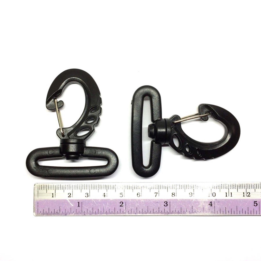 KEW-KEW KAIT CANTELAN TAS 3.8 CM PLASTIK BUCKLE ACETAL 12 PCS