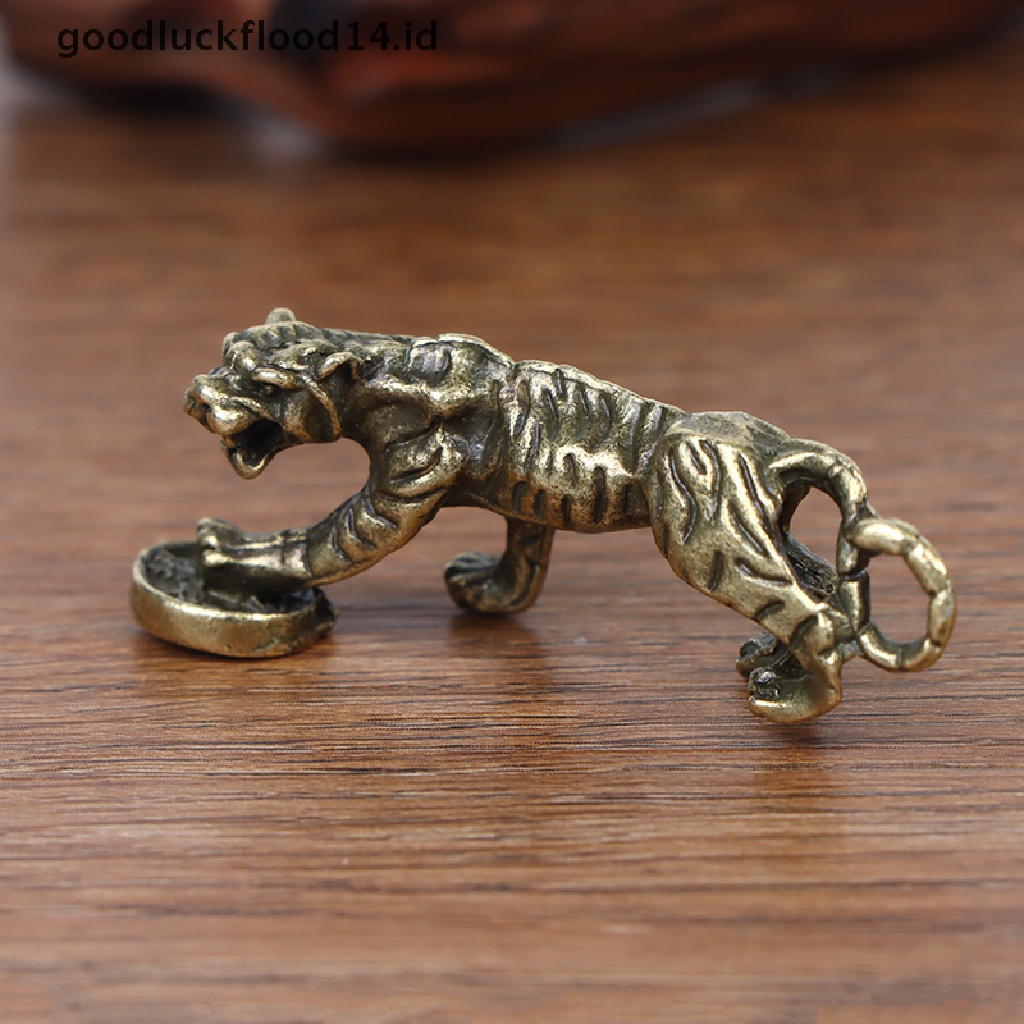 [OOID] Tiger Chinese Zodiac 2022 New Year Brass Tiger Year of The Tiger Home Decor ID