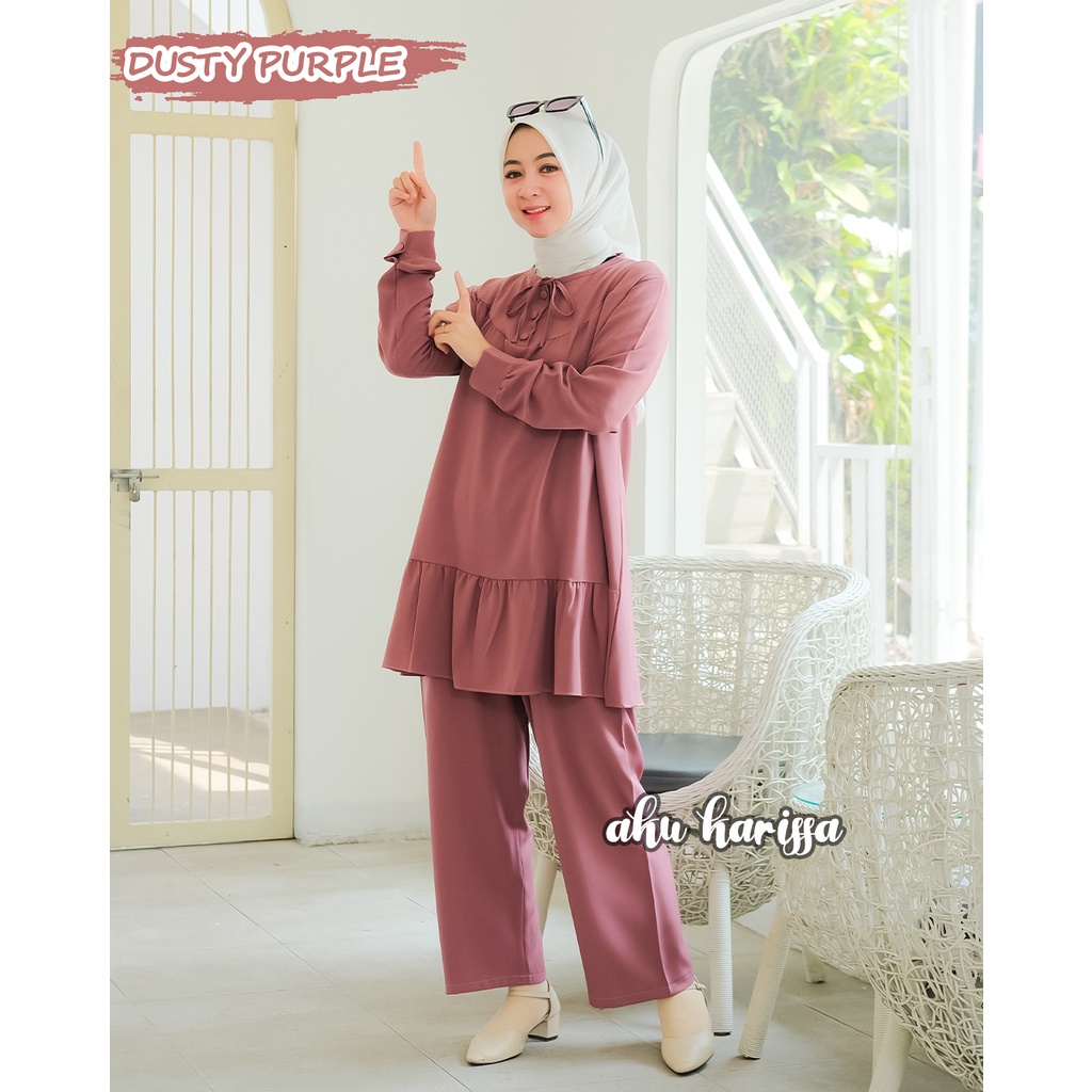 Syahila One Set Ori Aku Karissa - Baju Set Wanita Terbaru