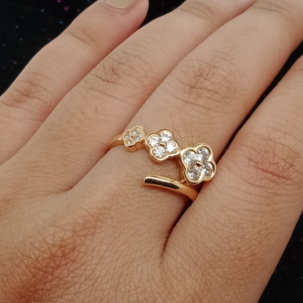 Cincin Emas 17K - 2.65 gr Kadar 750 - 419