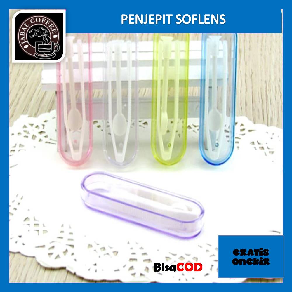 Jepit Jepitan Aplikator Soflens / Penjepit Soflens Warna / Penjepit Soflens Tongkat Stick Soflens Aplikator + Box 014