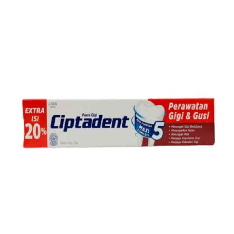 CIPTADENT KECIL / CIPTADENT 75 + 15 GRAM / Ciptadent Extra 20%