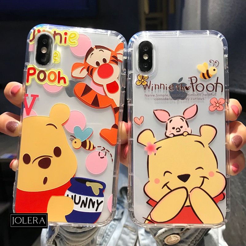 JOLERA Fashion Case sticker pooh series Fashion Case for all type Softcase dan Hardcase IPHONE 6/ 6S
