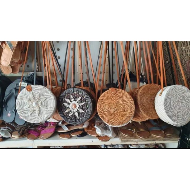 Tas Rotan Bulat Bali