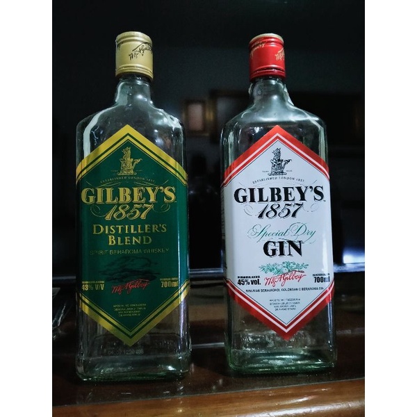 Botol bekas - Gilbeys