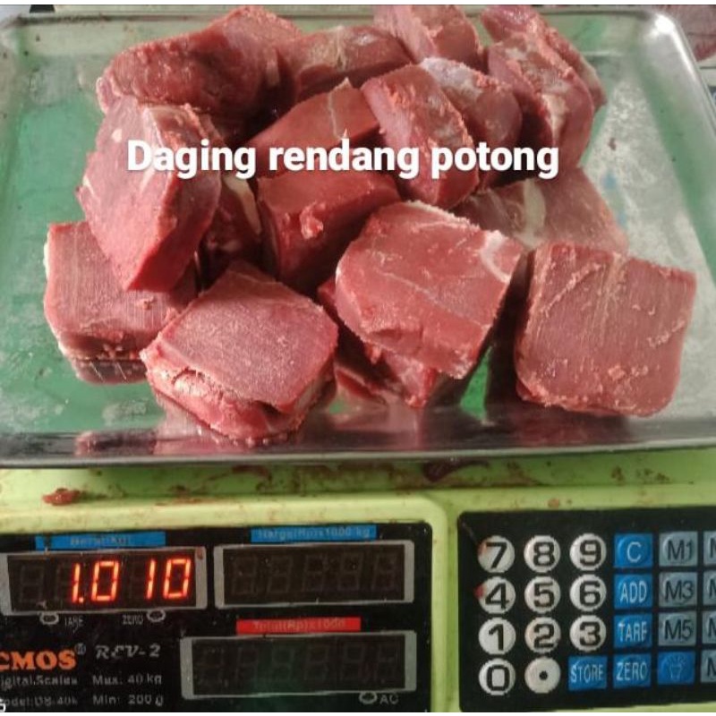 DAGING RENDANG TANPA LEMAK POTONG 20-25pcs/kg halal