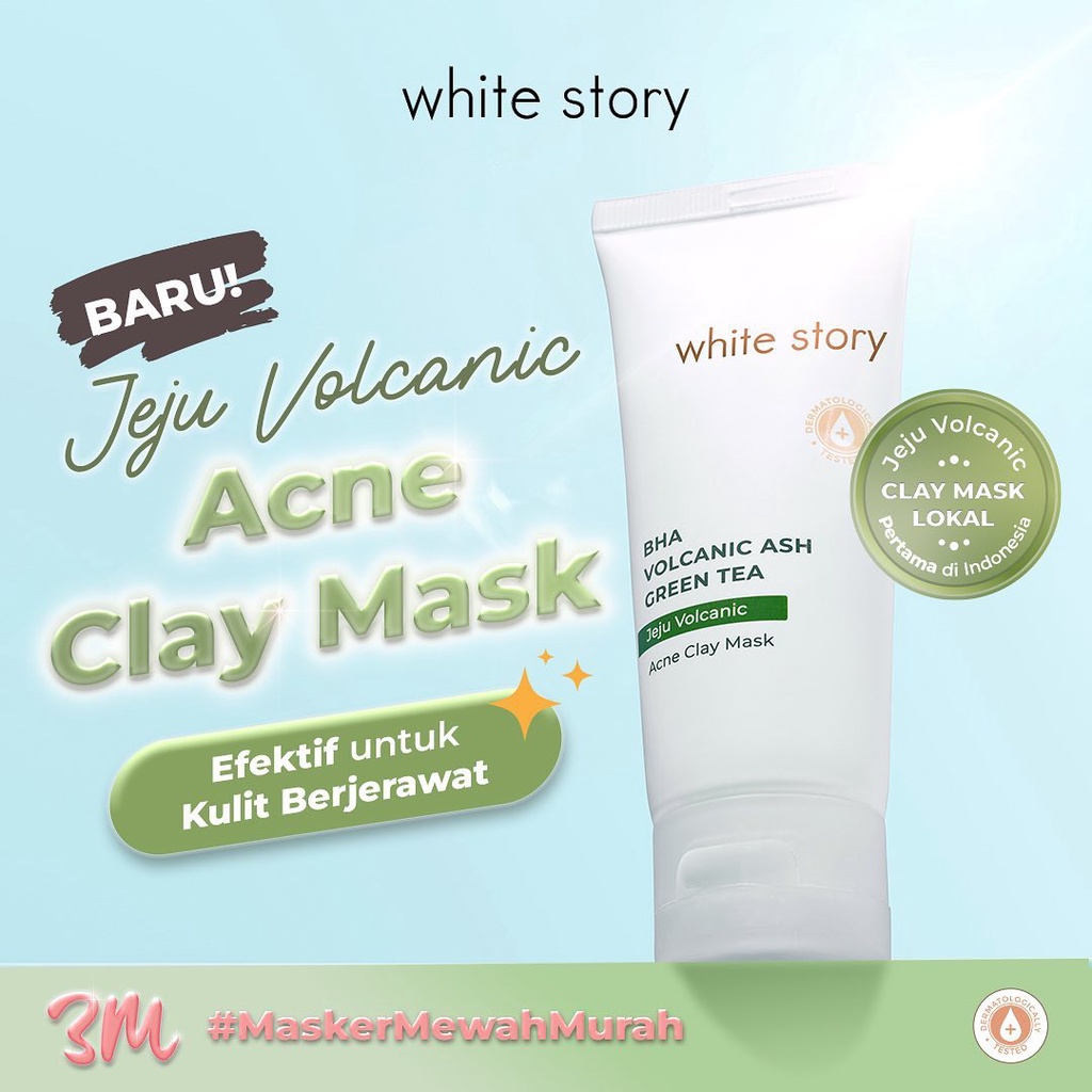 WHITE STORY Jeju Volcanic Acne Clay Mask