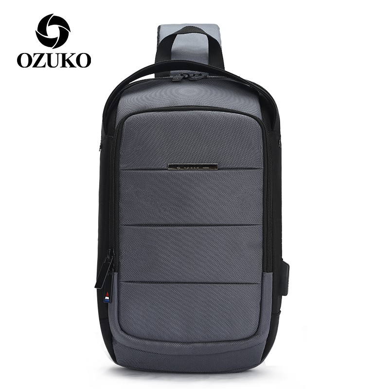 OZUKO 9068 Tas Selempang Pria Anti Air Sling Bag Pria By Japan Design WATCHKITE WKOS