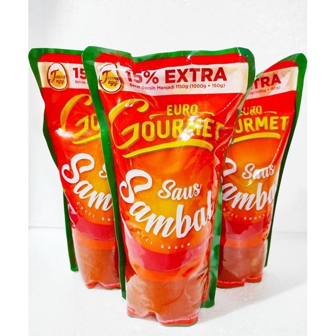 

Euro Gourmet sambal 1kg pouch